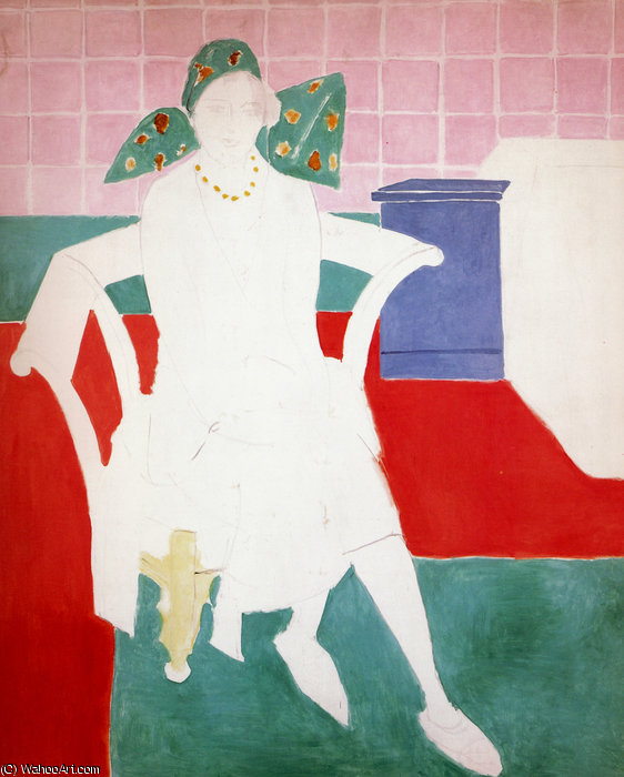 Femme Au Turban Öl Auf Leinwand Sonderkollektion — Henri Matisse