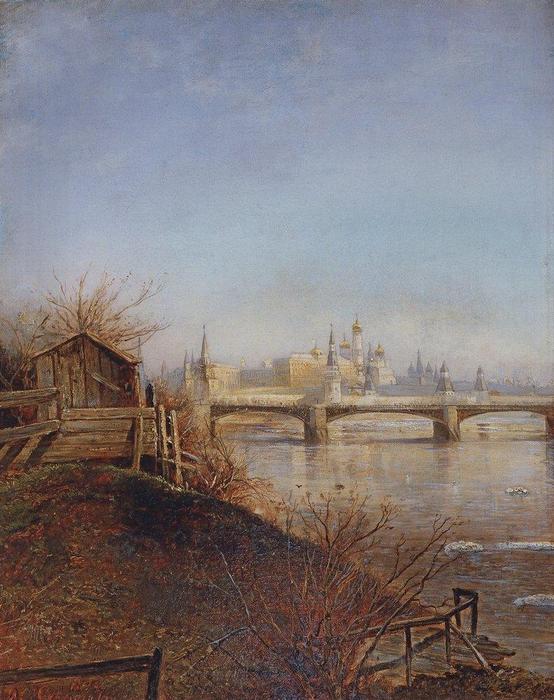 View Of The Moscow Kremlin — Aleksey Savrasov