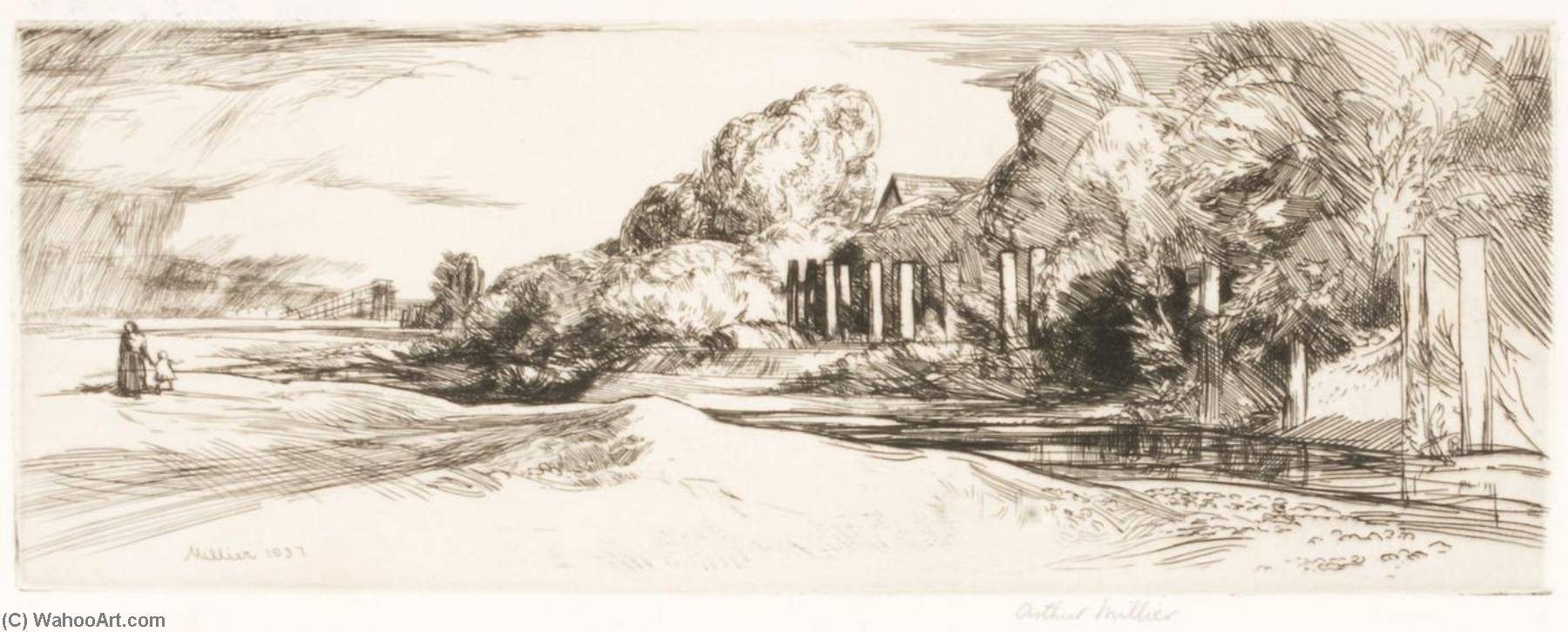 La Honda Wash' — Arthur Millier