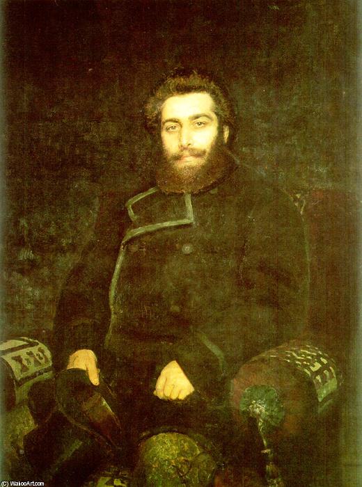 Portrait Of The Artist Arkhip Kuinji — Ilya Yefimovich Repin