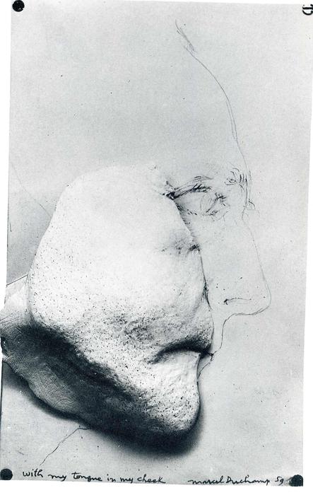 Mit Meinem Zungenbiss — Marcel Duchamp