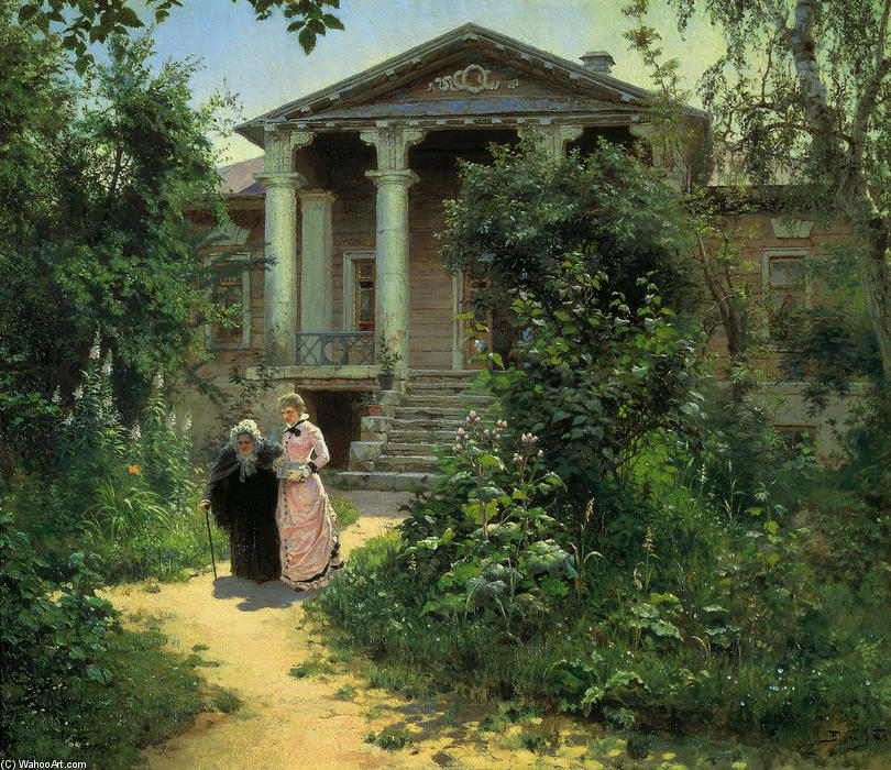 Granny's Orchard — Vasily Dmitrievich Polenov