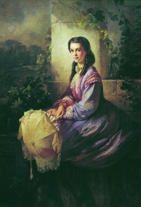 Portrait Of Princess S.stroganova — Konstantin Yegorovich Makovsky
