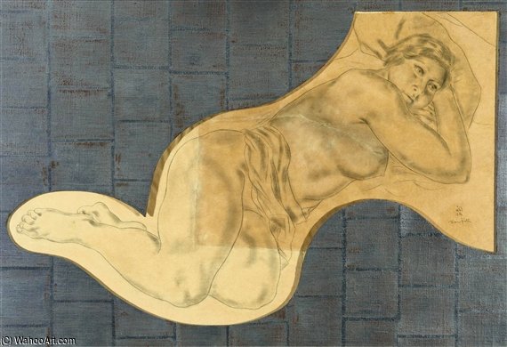 Liggend Naakt — Léonard Tsuguharu Foujita