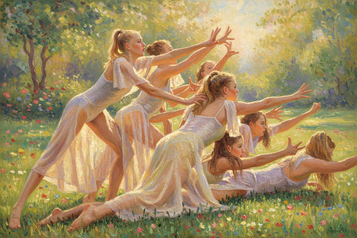 Luminous Synchrony: An Awakening In The Sunlit Glade — Nicolas Dupont