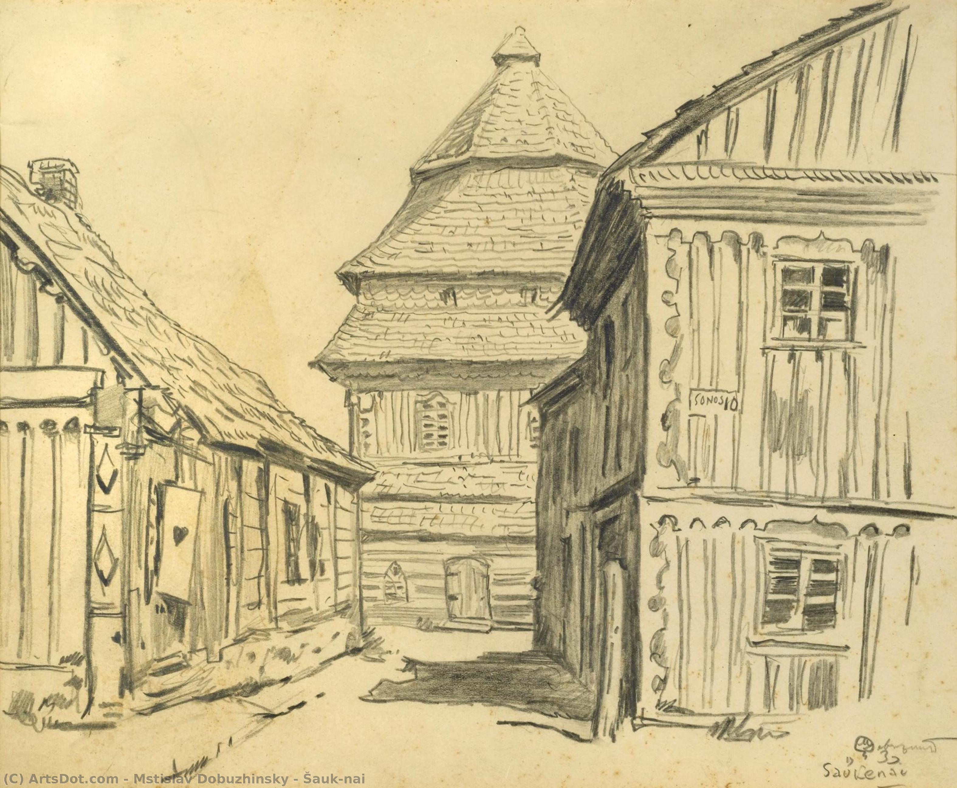 Šaukėnai — Mstislav Dobuzhinsky