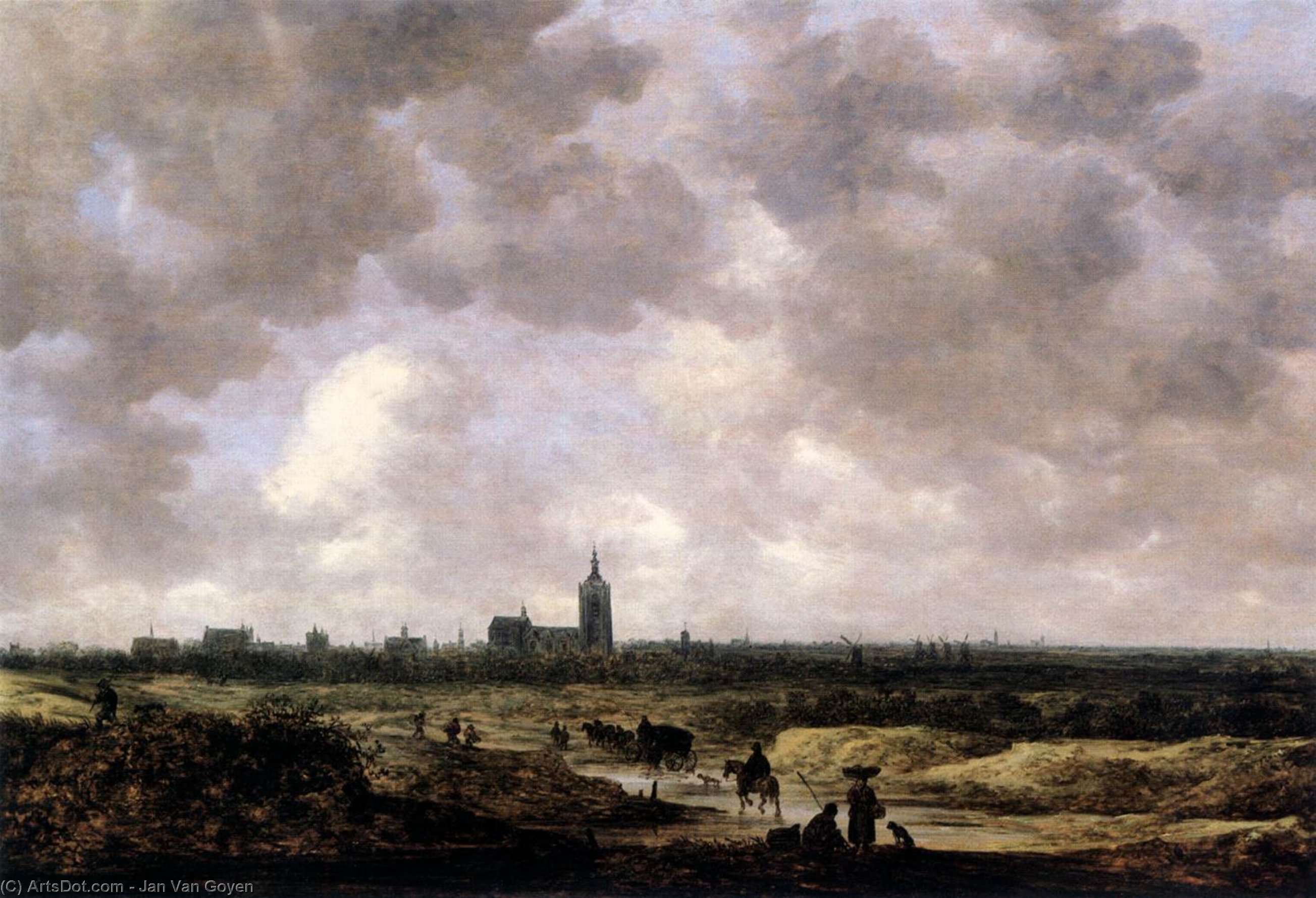View Of The Hague From The Northwest — Jan Jozefszoon Van Goyen