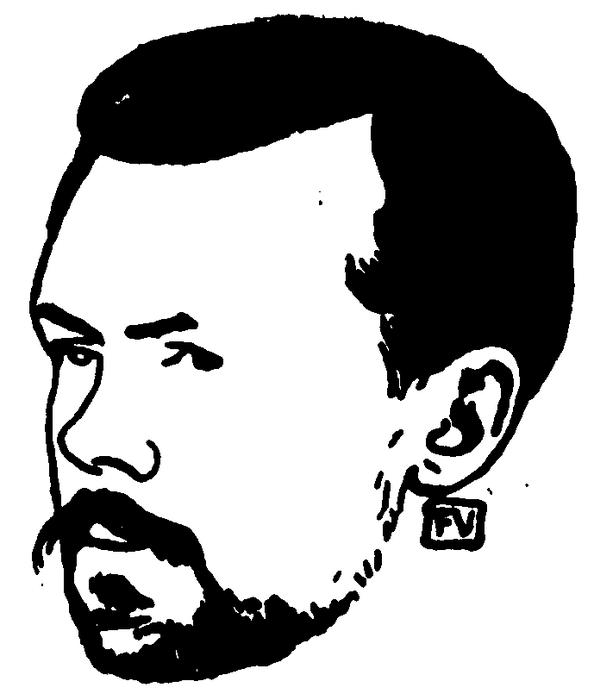 Portrait Of French Writer Francis Poictevin — Félix Vallotton
