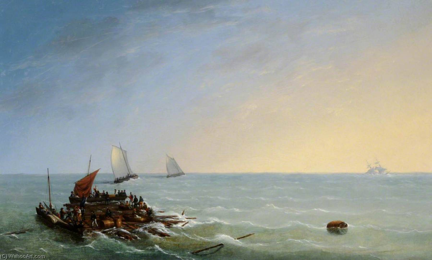 Day After The Shipwreck Of The 'silver Key' In The West Indies — Philip John Ouless