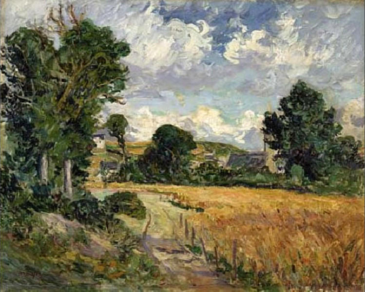 Cornfield In The Valley Of Saint-jean-du-doigt — Maxime Emile Louis Maufra