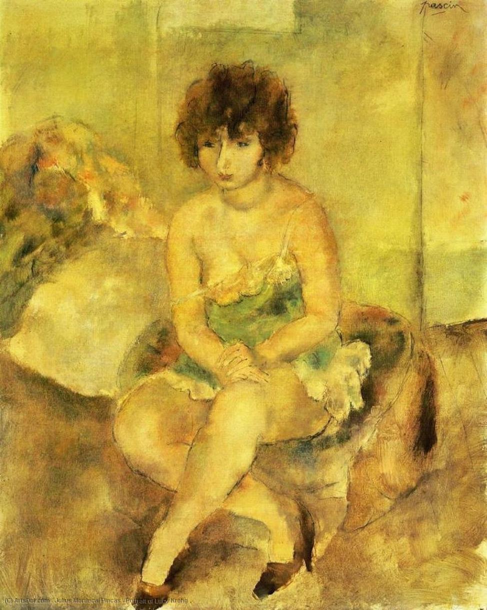 Portrait Of Lucy Krohg — ジュール・パスチン