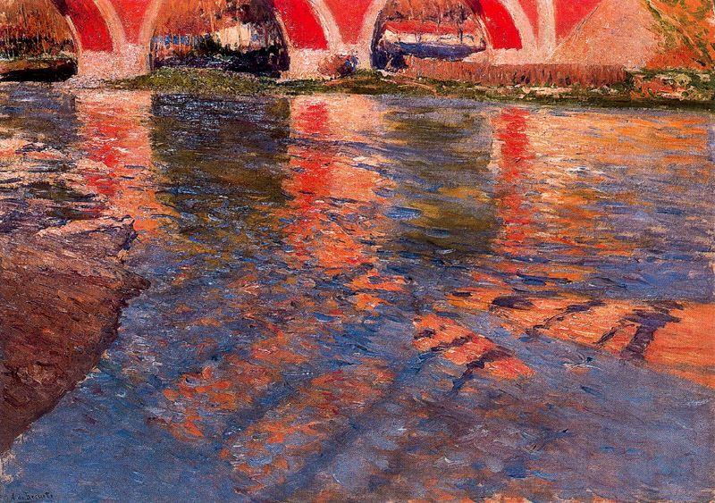 El Manzanares Bajo El Puente De Los Franceses — Aureliano De Beruete Y Moret
