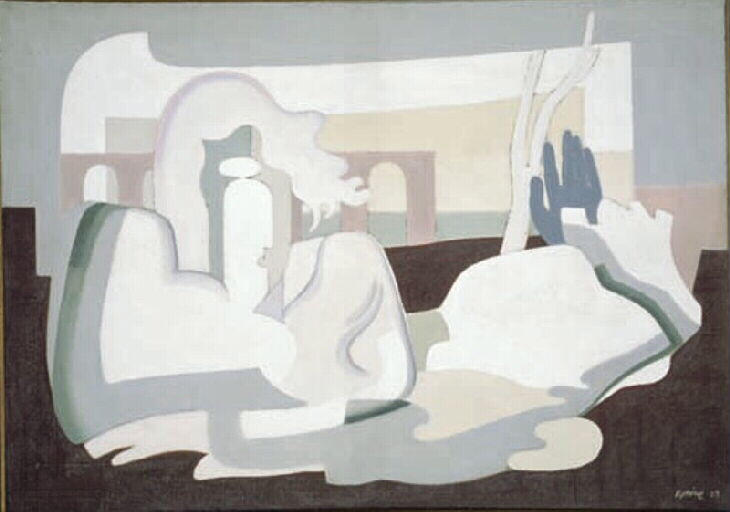 Femme Au Paysage — Maurice Estève