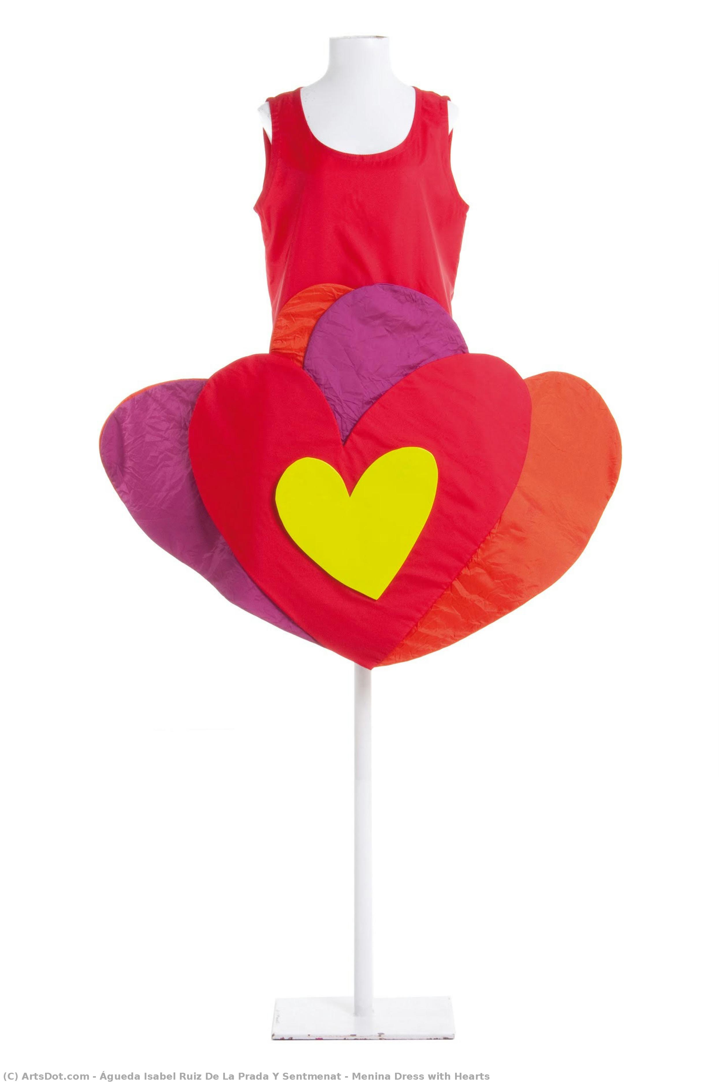 Menina Dress With Hearts — Águeda Isabel Ruiz De La Prada Y Sentmenat