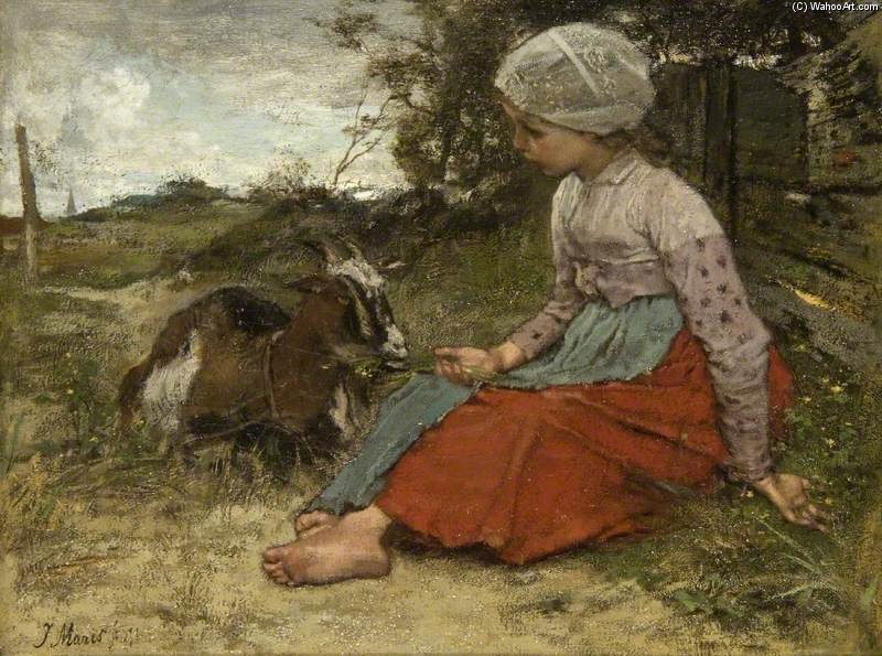 The Pet Goat — Jacob Henricus Maris