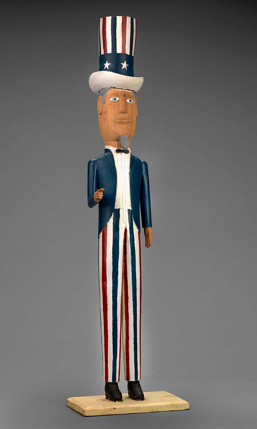 Untitled (uncle Sam) — Edgar Tolson