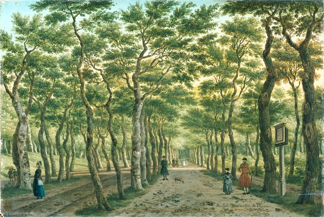 The Herepad In The Haagse Bos. — Paulus Constantijn La Fargue
