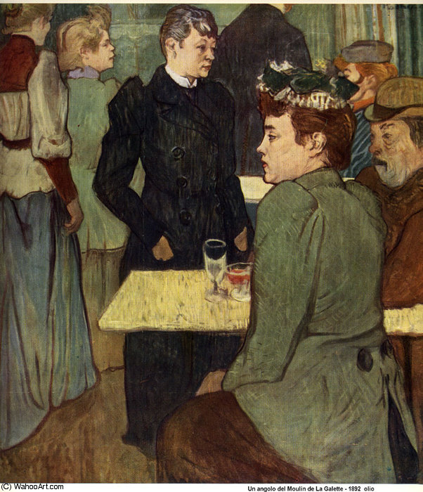 A Corner In A Dance Hall — Henri De Toulouse-lautrec