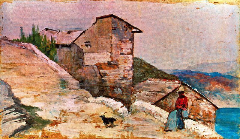 Farmhouse In Choline — Giovanni Fattori