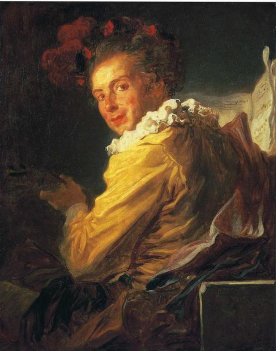 Portrait De Fantasie, Monsieur De La Breteche — ジャン＝オノレ・フラゴナール