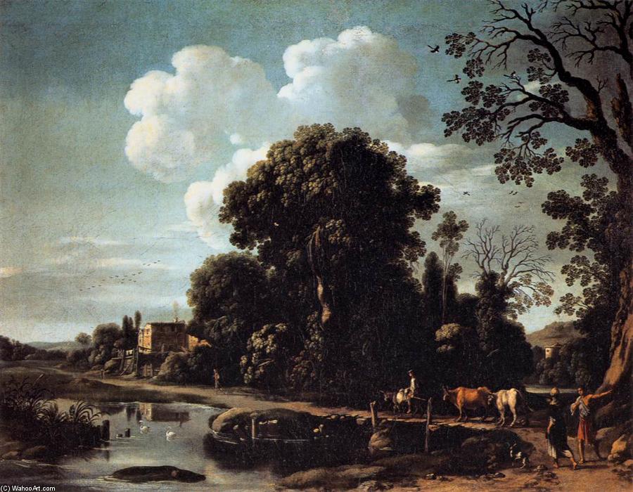 River Landscape — Filippo Napoletano