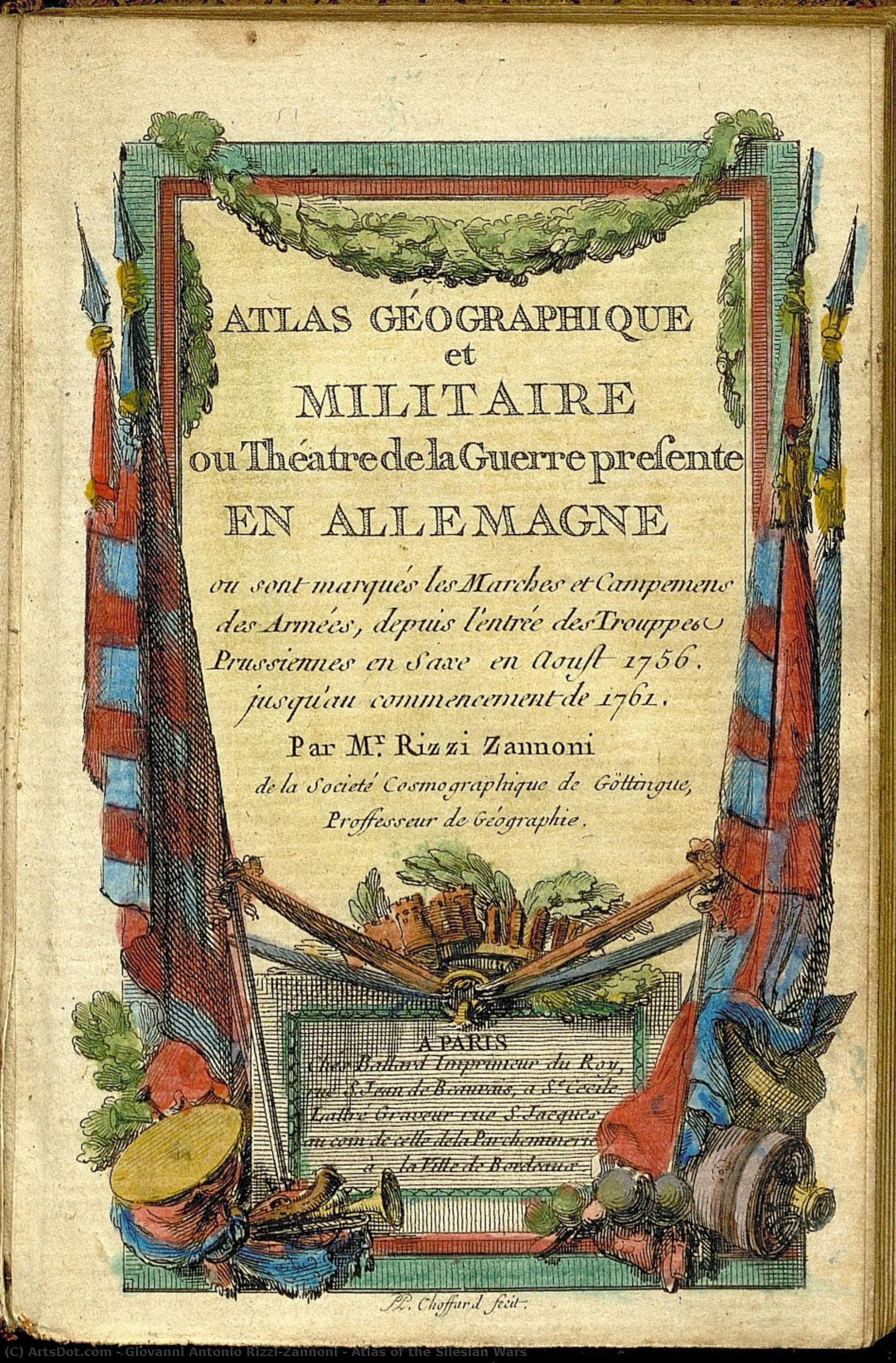 Atlas Of The Silesian Wars — Giovanni Antonio Rizzi-zannoni
