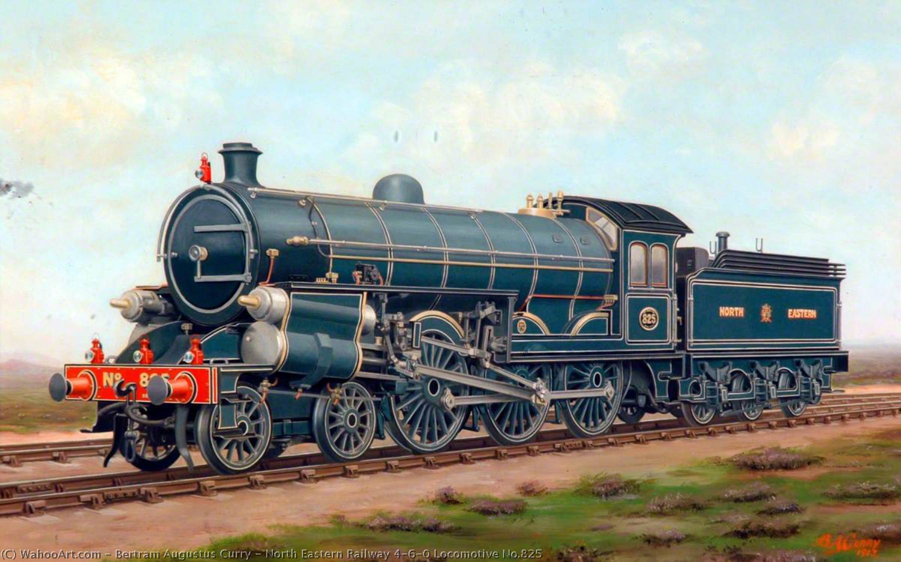 North Eastern Railway 4–6–0 Locomotive No.825 — Bertram Augustus Curry