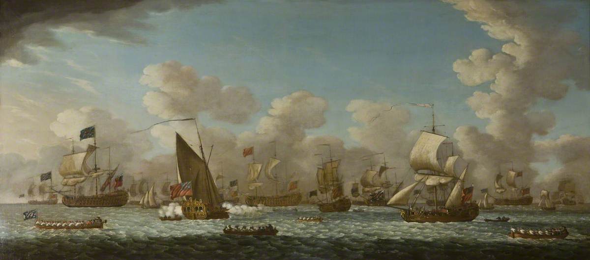 Lord Howe's Flagship, 'queen Charlotte' — Joseph Nicholls
