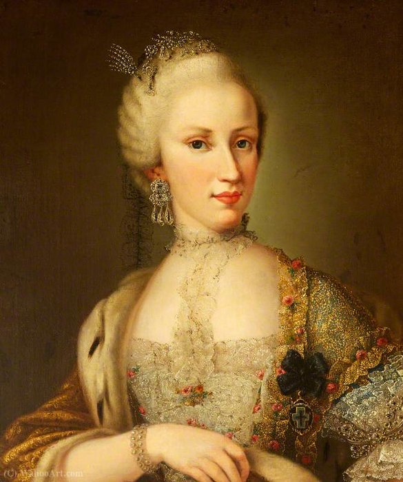 Empress Maria Luisa (1745–1792), Grand Duchess Of Tuscany And Empress Of Austria — Alessandro Longhi