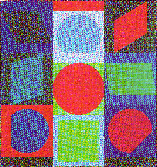 Turkiz-iii — Victor Vasarely