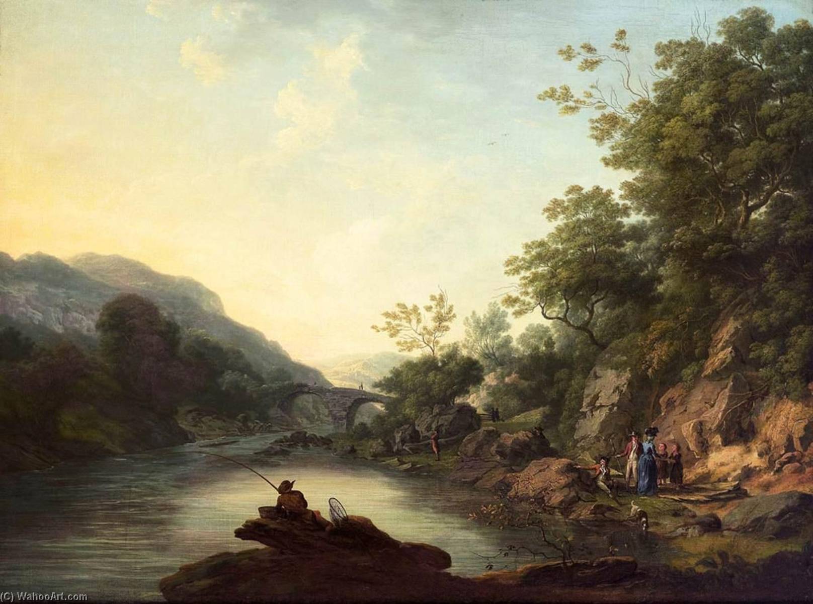 A View Of Killarney With The Passage To The Upper Lake — William Ashford