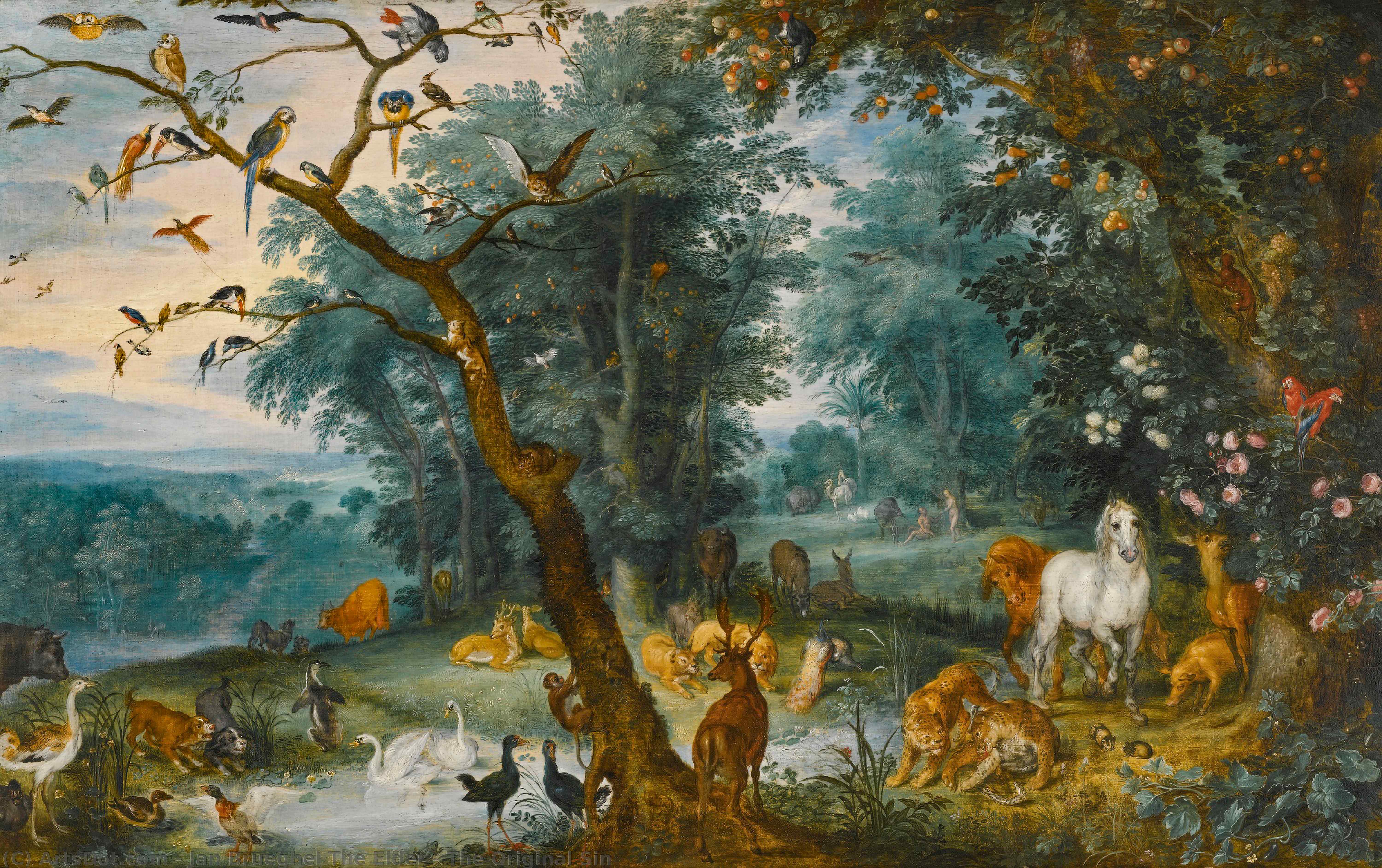 The Original Sin — Jan Brueghel El Viejo