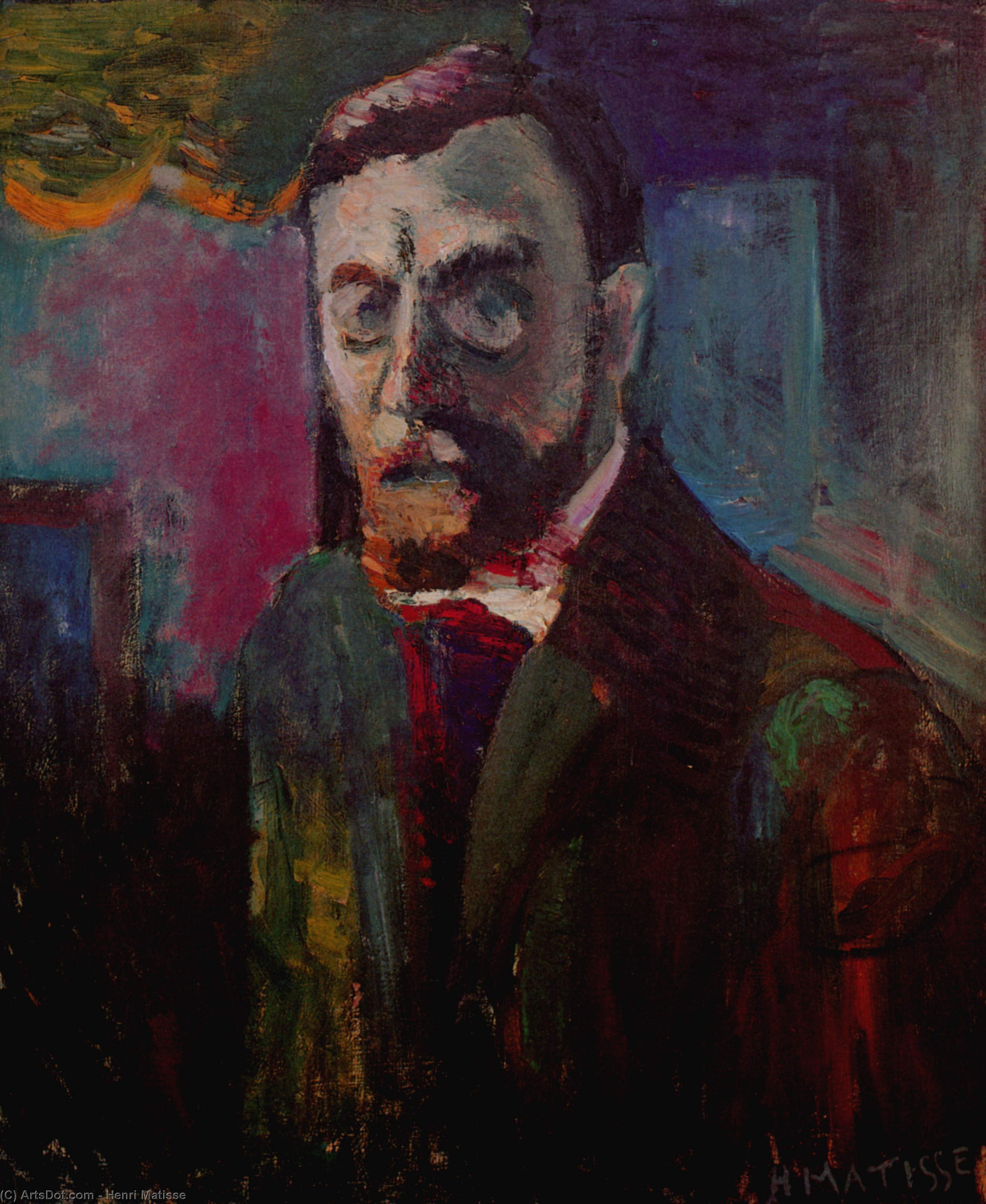 Selbstporträt, Öl Auf Leinwand, Paris, Musée National D'art Moderne — Henri Matisse