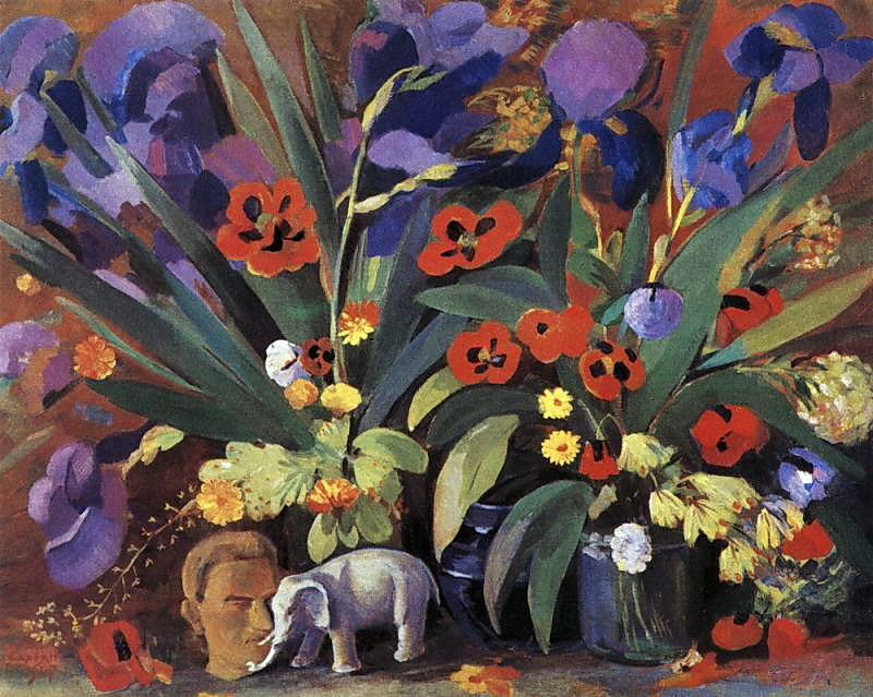 Irises And Poppies — Martiros Sarian