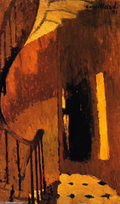 The Staircase Landing, Rue De Miromesnil — ジャン＝エドゥアール・ヴュイヤール