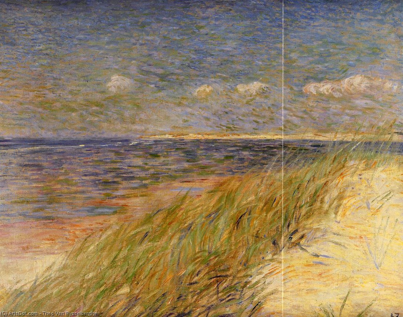 The Dunes Of Swin, Knokke — Theo Van Rysselberghe