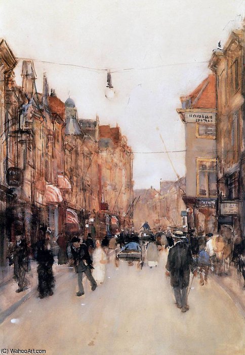 Floris Street In Den Haag Sun — Pieter Florentius Nicolaas Jacobus Arntzenius