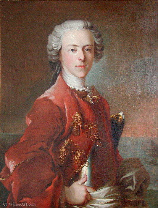 Portrait Of Frederik De Løvenørn — Jean Louis Tocqué
