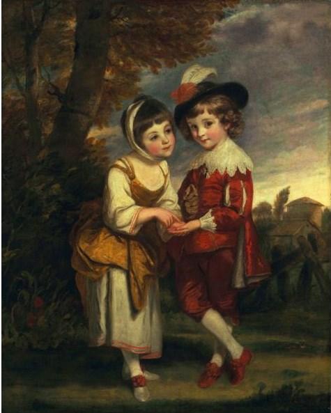 Lord Henry Spencer And Lady Charlotte Spencer The Young Fortune Tellers — Sir Joshua Reynolds