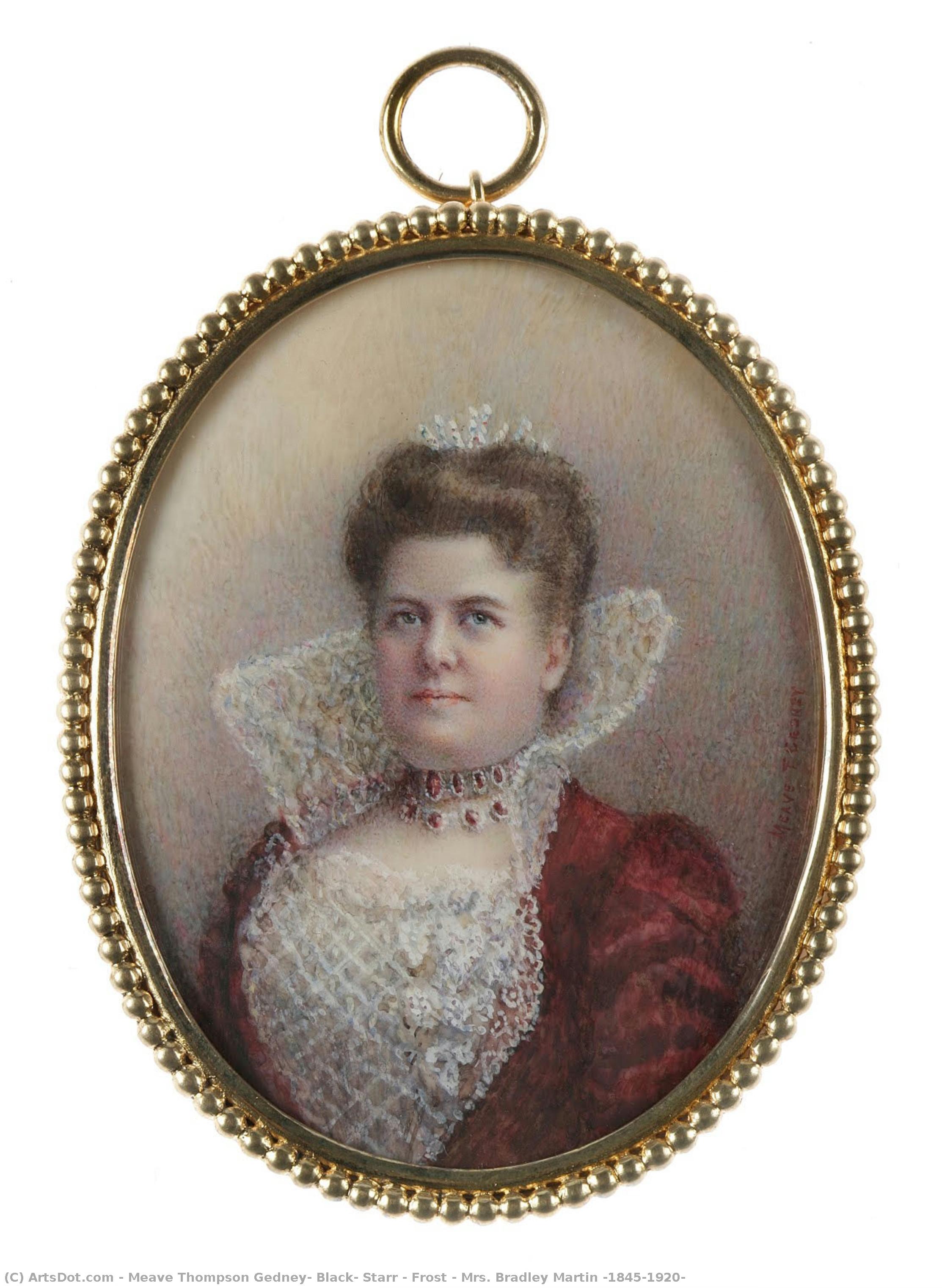 Mrs. Bradley Martin (1845-1920) — Meave Thompson Gedney, Black, Starr & Frost