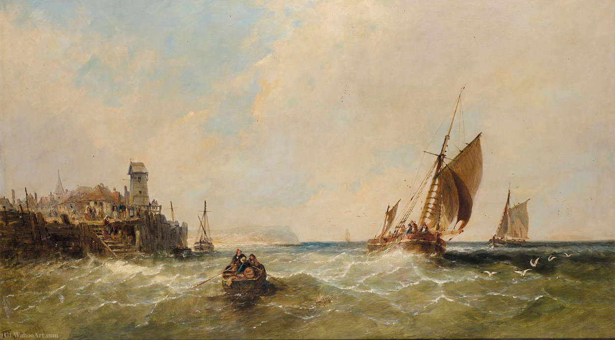 Entering The Harbour — James Edwin Meadows