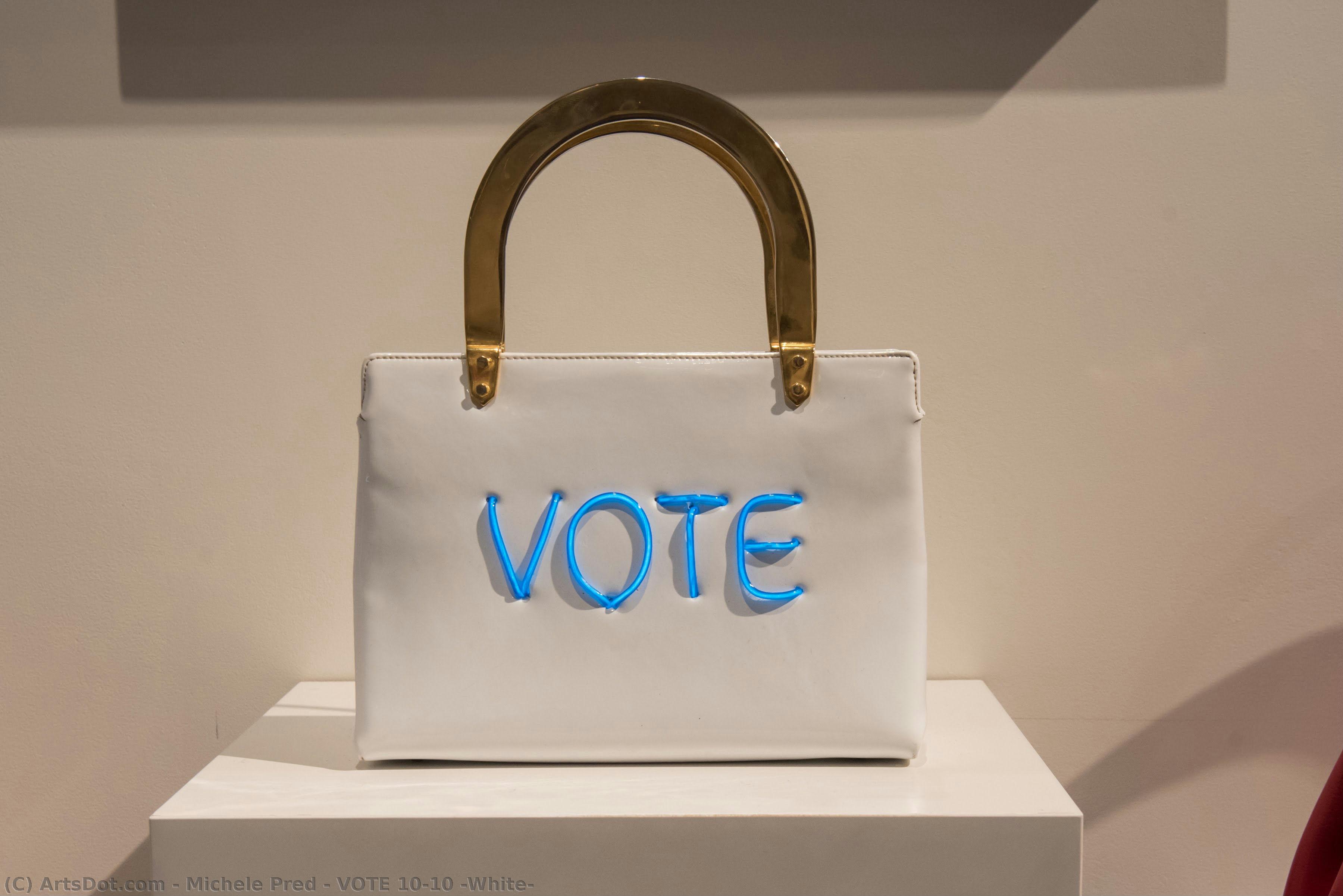 Vote 10/10 (white) — Michele Pred