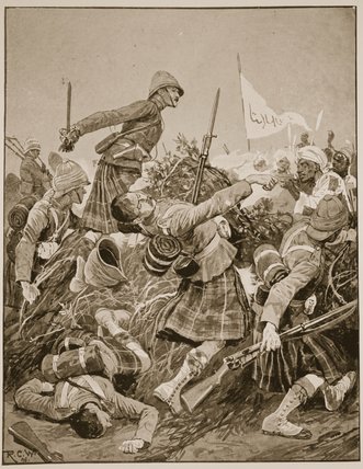The Seaforth Highlanders Storming — Richard Caton Woodville