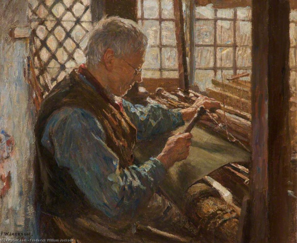 The Old Weaver — Фредерик Уильям Джексон