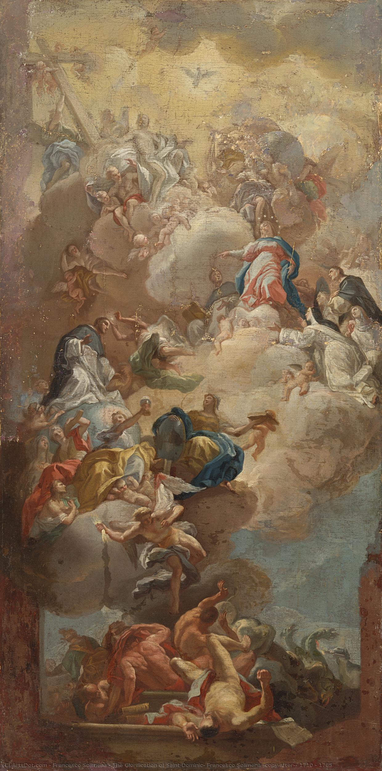 The Glorification Of Saint Dominic, Francesco Solimena (copy After), 1710 - 1785 — Francesco Solimena