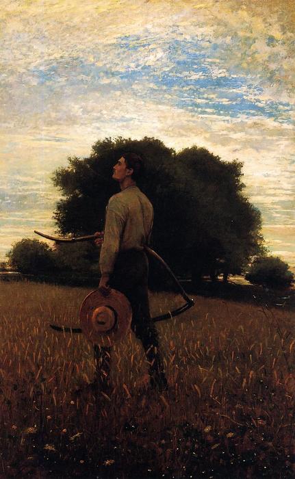 Der Krähengesang (auch Bekannt Als Auf Dem Feld) — Winslow Homer