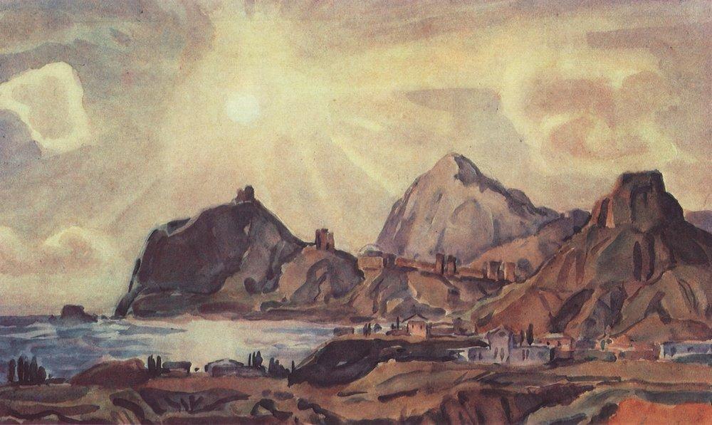 View Of Sudak — Konstantin Fyodorovich Bogaevsky