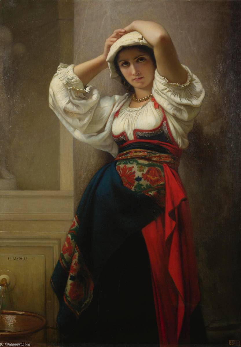 L'italienne — Charles Zacharie Landelle