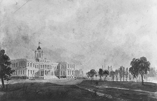The New City Hall New York — Pavel Petrovich Svinin