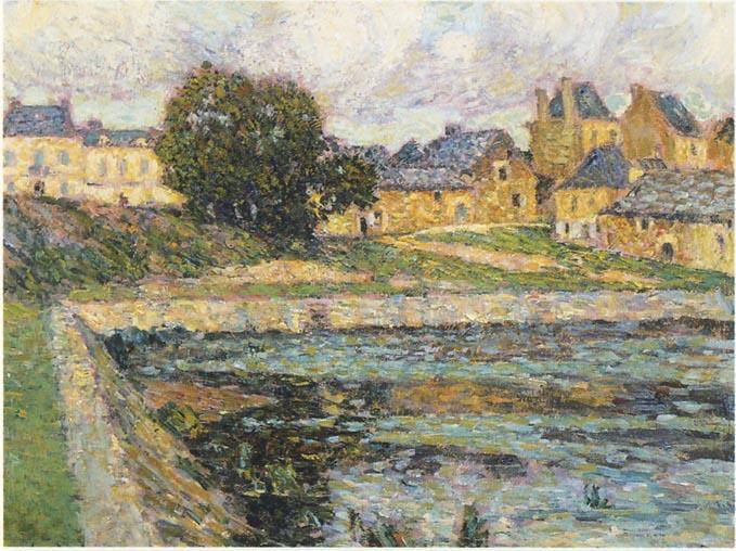 Village At Bellay — Henri Le Sidaner